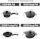 Limitless 13-Piece Non Toxic Cookware set, Heat-Resistant Handles, and Scratch Resistant with Tempered Glass Lids,Multi-Hob Compatibility,Stainless Steel Cookware Set for Induction