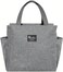Limitless Lunch Bag with Shoulder Strap, Tote Cooler Insulated Lunch Box for Women and Men, Leakproof Reusable, Stylish Large Capacity Lunch for School, Work, Picnic, Travel and Outdoor (Grey)