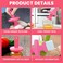 Limitless Barbecue Silicone Oil Brush with Oil Bottle &ndash; Perfect for Baking, Cooking, BBQ, Camping, and Outdoor Picnics, Essential Kitchen and BBQ Accessory for Home Use (Pink)