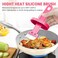 Limitless Barbecue Silicone Oil Brush with Oil Bottle &ndash; Perfect for Baking, Cooking, BBQ, Camping, and Outdoor Picnics, Essential Kitchen and BBQ Accessory for Home Use (Pink)