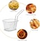 Limitless 4PC Square Fry Basket for French Fries and Snacks, Stainless Steel Food Strainer for Effortlessly Draining Excess Oil, Ideal for Cooking and Serving Colander (Assorted Color)