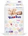 Yokosun Baby Diapers, Size 3 / M (5-10 Kg) 62 Pieces, 1 Pack