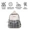 Flaneur Classic Biege Textile Backpack for Students