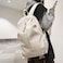 Flaneur White Stylish Versatile Backpack with Multiple Compartments