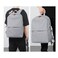 Flaneur Gray Spacious Modern Backpack with Large Compartments