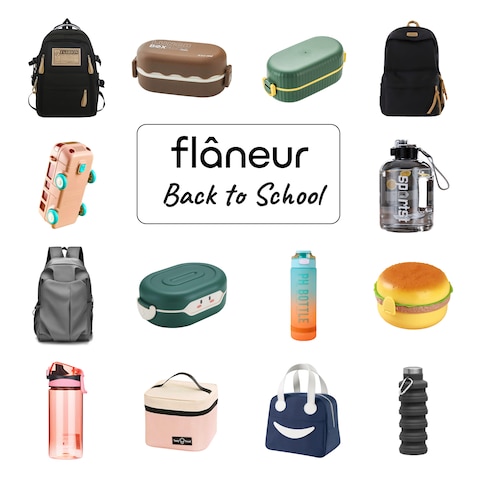 Flaneur Stylish Thermos 500ml Water Bottle with Handle for Hot and Cold Drinks