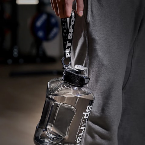 Flaneur Leak-Proof 1700ml Sports Bottle with Handle and Transparent Lid