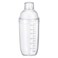 Flaneur 700ml Transparent Shaker Bottle with Built-In Strainer