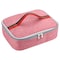 Flaneur Red Insulated Lunch Bag with Double Zipper and Handle