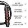 Jump Rope, Adjustable Jump Ropes,Skipping Rope Tangle-Free Rapid Speed with Ball Bearings for Women Men Kids,Exercise &amp; Slim Body Jumprope at Home School Gym