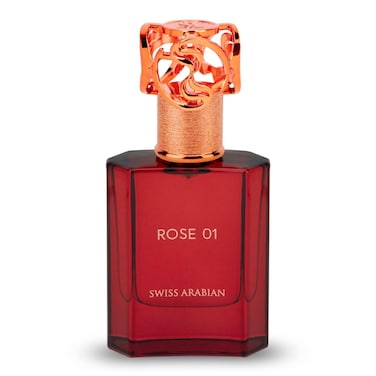 Swiss ArabianRose 01 - Arabian Perfumes for Women and Men - Long Lasting Perfume - Floral, Rose, Vanilla Perfume - Seductive Signature Aroma - 1.7 oz