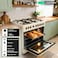 General Gold Retro Gas Cooker 90&times;60 cm &ndash; 6 Burners, Vintage Look, Oven &amp; Grill