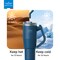 Brave TempGuard 40oz (1200ml) Stainless Steel Thermal Tumbler with straw –Vacuum Insulated travel mug, 180° Rotating Handle, Dual Leak-Proof Lids, Hot 12H/Cold 24H, BPA Free, For Office, Travel & Gym
