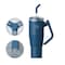 Brave TempGuard 40oz (1200ml) Stainless Steel Thermal Tumbler with straw –Vacuum Insulated travel mug, 180° Rotating Handle, Dual Leak-Proof Lids, Hot 12H/Cold 24H, BPA Free, For Office, Travel & Gym