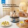 Smart Electric Egg Boiler &amp; Cooker   7 Egg Capacity with 400W Rapid Steam   Precision Rotary Timer Dial with Auto Shut Off &amp; Ding Alert - Steamed Custard Bowl, Measuring Cup &amp; Piercer