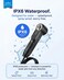 Electric Portable Bidet Sprayer   Handheld Travel Toilet Shattaf with Smart Battery Display &amp; 2 Pressure Modes   IPX6 Waterproof Rechargeable Personal Hygiene Washer for Travel - Black