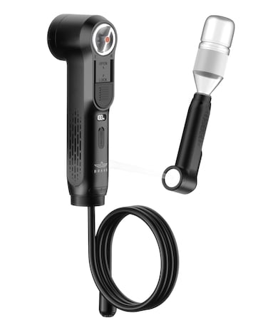 Electric Portable Bidet Sprayer   Handheld Travel Toilet Shattaf with Smart Battery Display &amp; 2 Pressure Modes   IPX6 Waterproof Rechargeable Personal Hygiene Washer for Travel - Black
