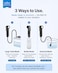 Electric Portable Bidet with 2.3L Water Tank   High Pressure Travel Shattaf & Camping Bidet Almusafir   Rechargeable Shataf Shower Sprayer with Smart Display, Personal Washer - Black