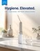 Electric Portable Bidet 320ml   High Pressure Travel Shattaf & Camping Bidet Almusafir   3 Modes Rechargeable Shataf Sprayer with 180° Wand, IPX7 Waterproof, Personal Washer - White