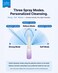 Electric Portable Bidet 320ml   High Pressure Travel Shattaf &amp; Camping Bidet Almusafir   3 Modes Rechargeable Shataf Sprayer with 180&deg; Wand, IPX7 Waterproof, Personal Washer - Purple