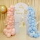 Light Blue Latex Party Balloons, Helium Quality for Birthday Graduation Bridal Baby Shower Gender Reveal Pink Princess Party Decorations (with Blue Ribbon) 100PCS