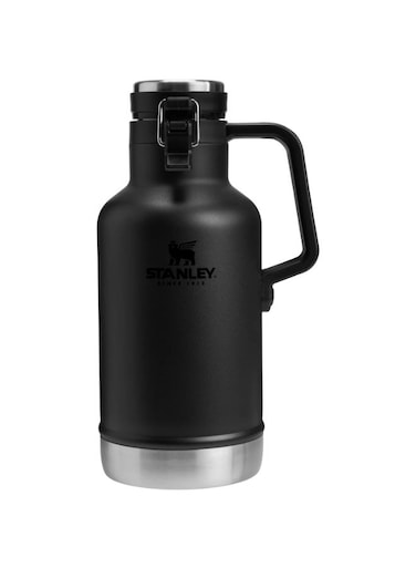 Stanley Classic Easy-Pour Growler 1.9L &ndash; Double Wall Vacuum Insulated Stainless Steel Beer Growler   24H Cold, 18H Hot, 4 Days Iced   Leakproof, BPA-Free, Dishwasher Safe, Easy Carry Handle &ndash; Legendary Stanley 1913 Durability
