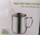 Stainless Steel Milk Frothing Pitcher &ndash; 350ML Barista Latte Art Jug with Ergonomic Handle, Precision Spout for Coffee, Espresso &amp; Cappuccino &ndash; Durable Milk Steaming Cup