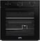 CM METRO 60CM Built-in Gas Oven, 72L Capacity, Gas Oven &amp; Grill, 4 Functions, Rotisserie, Auto Ignition, Thermostatic Control, FFD, Double Glass Door, A Energy Class, 1 Grid &amp; 1 Deep Tray Included