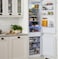 CM 2764 Built-In Double Door Combi Fridge &amp; Freezer &ndash; Less Frost Refrigerator with Turbo Fan &amp; LED Lighting