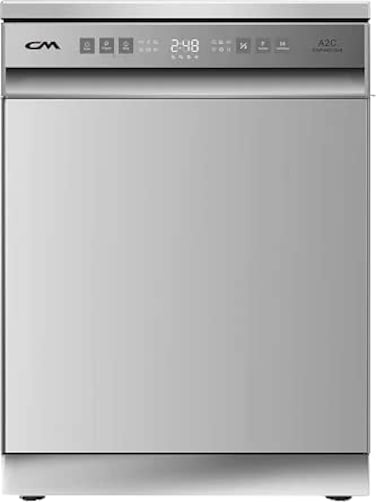 CM A2C Freestanding Dishwasher, Turbidity Sensor, A++ Energy Efficiency, 15 Place Settings, 5 Programs, Overflow &amp; Leakage Protection, Eco Wash, Salt Indicator, Delay Timer, Stainless Steel Tub