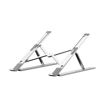 NCTS AL10 Portable laptop stand, made of aluminum alloy as the supporting structure, which is stable and strong, Foldable storage,8 Height Stand, suitable for up to 14&quot;inch,