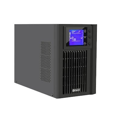 NCTS NU1K2 Online Pure Sine Wave Smart UPS-1KVA, 900KW, Power Back-up &amp; Protection for Home, Office, PC &amp; Shops, 12V 7A x 2, Zero Transfer Time, Generator-Compatible, LCD Display