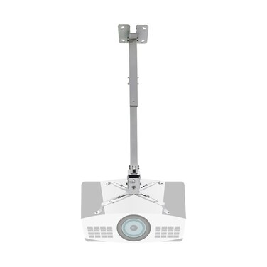 NCTS CM-70120 Universal Projector Mount Wall or Ceiling Bracket with Adjustable Height and Extendable Arms Tilt DLP LCD Projection Mount for Home and Office