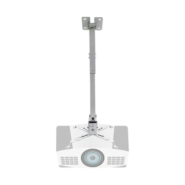 NCTS CM-100180 Universal Projector Mount Wall or Ceiling Bracket with Adjustable Height and Extendable Arms Tilt DLP LCD Projection Mount for Home and Office (100 CM-180 CM)