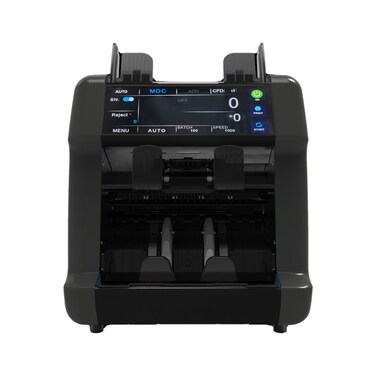 NCTS Money Counter Machine VC033C, Multi-Currency Value Counter with 2CIS Touch Screen, UV/MG/IR Detection, 13 Wheels, Batch Function, currency identification for USD, EURO, GBP, AED