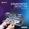 NCTS MD02 UV COUNTERFEIT DETECTOR VERIFIES BANKNOTES, CHEQUES PASSPORTS CREDIT CARDS- 4Ways Detections: UV MG WM MGF, Magnetic Ink Detection Sensor, Double Magnifier, with White Light for Watermark Verification, Lithium Battery Inside /GTIN 6295151551370