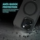 AZTECH Super Matte Case for iPhone 15 Plus with Magnetic safe Compatible Kickstand Ring, Anti-Shock, Black   AZTSMBLK-IP15PLUS