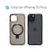 AZTECH Super Matte Case for iPhone 15 Plus with Magnetic safe Compatible Kickstand Ring, Anti-Shock, Black   AZTSMBLK-IP15PLUS