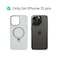 AZTECH Super Matte Case for iPhone 15 Pro with Magnetic safe Compatible Kickstand Ring, Anti-Shock, White   AZTSMW-IP15PRO