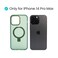 AZTECH Super Matte Case for iPhone 14 Pro Max with Magnetic safe Compatible Kickstand Ring, Anti-Shock, Green   AZTSMG-IP14PROMAX