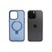 AZTECH Super Matte Case for iPhone 15 Pro Max with Magnetic safe Compatible Kickstand Ring, Anti-Shock, White   AZTSMBL-IP15PROMAX