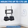 AZTECH Fixed Heavy-duty TV Wall Mount Bracket for 32–85 Inch LED, LCD, OLED Screens Max VESA 600x400 75kg Load Capacity Low Profile Slim Design Durable Steel Frame (Black)