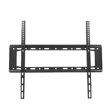 AZTECH Fixed Heavy-duty TV Wall Mount Bracket for 32–85 Inch LED, LCD, OLED Screens Max VESA 600x400 75kg Load Capacity Low Profile Slim Design Durable Steel Frame (Black)