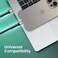AZTECH USB C Cable 1M 60W PD Fast Charging Nylon Braided Type-C Cable for iPhone 17 Pro Pro Max, iPad Pro/Air, MacBook Pro/Air, Galaxy S25/S24 Ultra, Xiaomi, Huawei, Switch