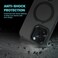 AZTECH Super Matte Case for iPhone 16 with Magnetic safe Compatible Kickstand Ring, Anti-Shock, Green   AZTSMG-IP16