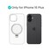 AZTECH Super Matte Case for iPhone 16 Plus with Magnetic safe Compatible Kickstand Ring, Anti-Shock, White   AZTSMW-IP16PLUS