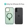 AZTECH Super Matte Case for iPhone 16 Plus with Magnetic safe Compatible Kickstand Ring, Anti-Shock, Green   AZTSMG-IP16PLUS