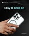 AZTECH Magnetic Case for iPhone 13 Pro Max Compatible with MagSafe, Translucent Matte Back Camera Lens Full Protection Slim Shockproof Phone Cover Anti-Scratch Bumper, Scratch-Resistant Back For Apple