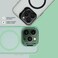 AZTECH for iPhone 15 Pro Case, Compatible with MagSafe, Built-in Camera Ring Stand, Military-Grade Protection, Magnetic Case for iPhone 15 Pro, Classic Kickstand Case (HaloLock), Green