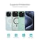 AZTECH for iPhone 16 Pro Case Compatible &amp; MagSafe Supports Magnetic Wireless Charging Built-in Camera Ring Stand Scratch-Resistant Back Kickstand Cover for iPhone 16 Pro Classic Hybrid HaloLock